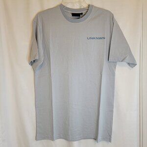 UNKNWN LeBron James Men's Legacy Boxy T-Shirt Gray/Blue MED New With Tags